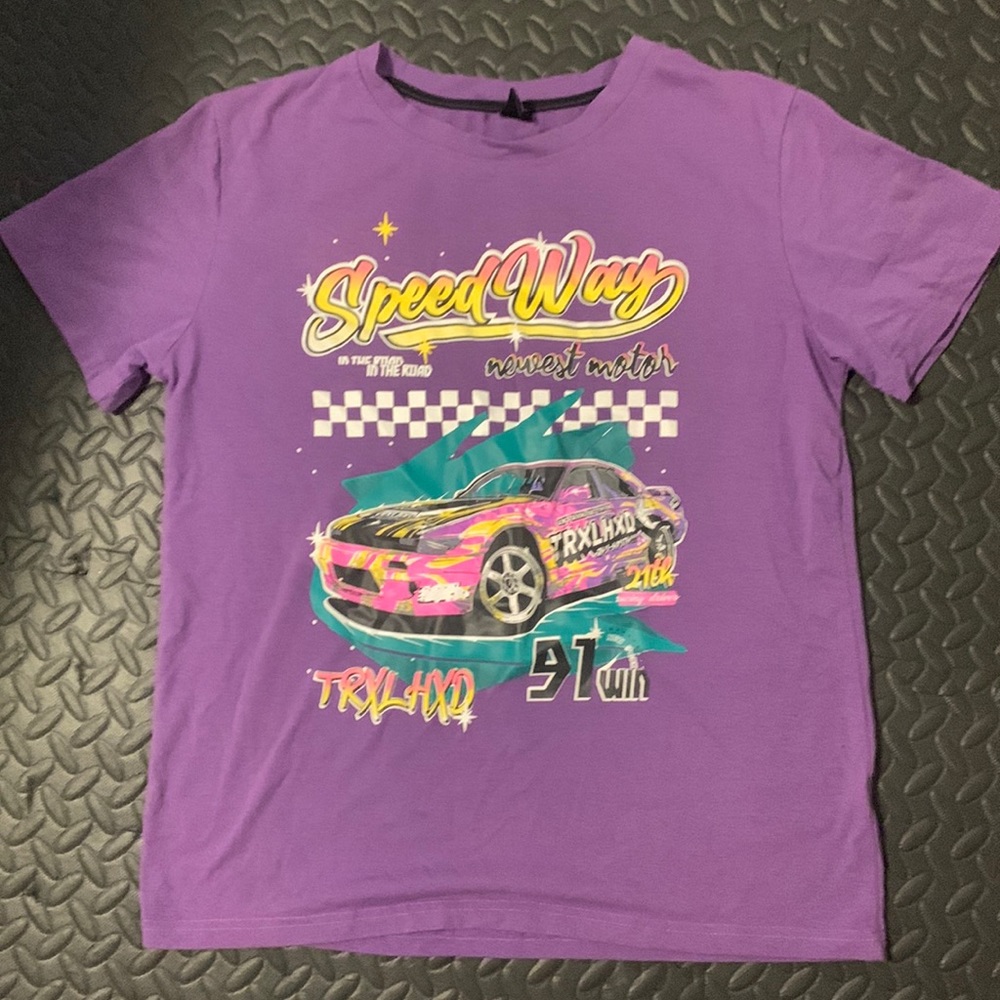 Purple Graphic Tee